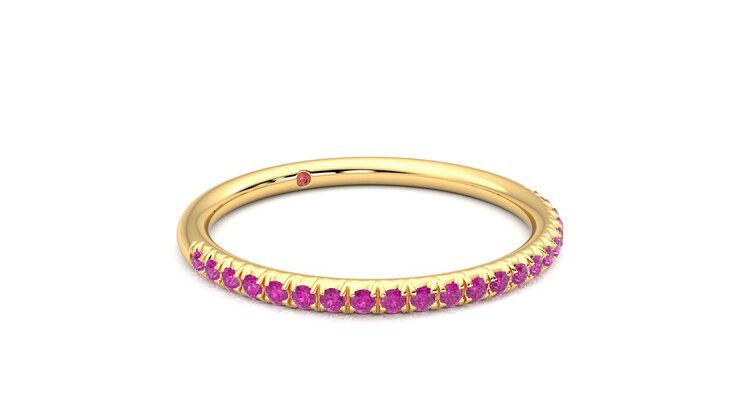 Taylor & Hart Daisy Wedding Ring 360 degree image 5