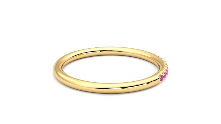 Taylor & Hart Daisy Wedding Ring 360 degree image 13