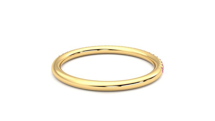 Taylor & Hart Daisy Wedding Ring 360 degree image 14