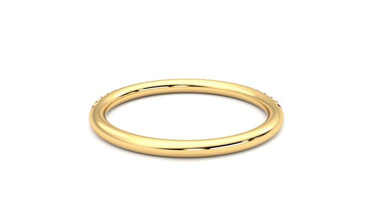 Taylor & Hart Daisy Wedding Ring 360 degree image 15