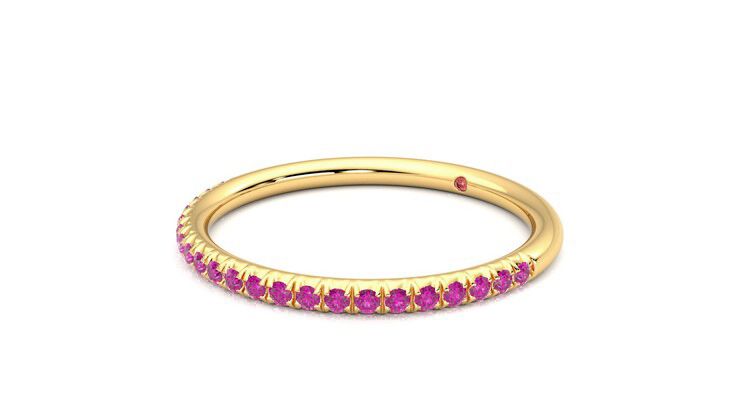 Taylor & Hart Daisy Wedding Ring 360 degree image 24