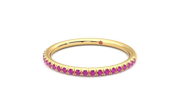Taylor & Hart Daisy Wedding Ring 360 degree image 26