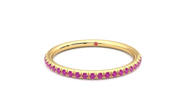 Taylor & Hart Daisy Wedding Ring 360 degree image 28