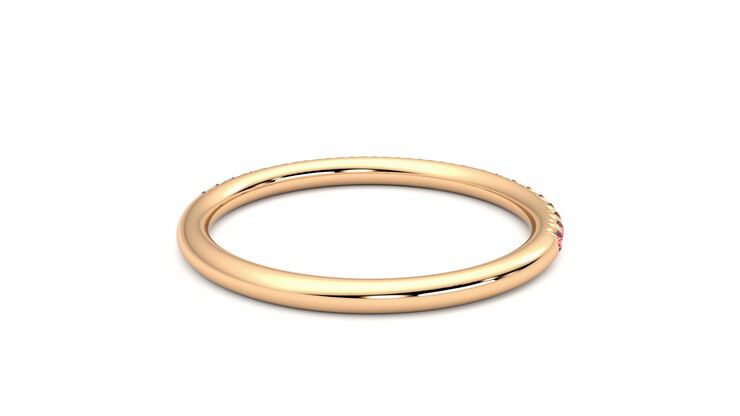 Taylor & Hart Daisy Wedding Ring 360 degree image 14