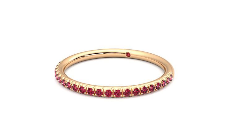Taylor & Hart Daisy Wedding Ring 360 degree image 26