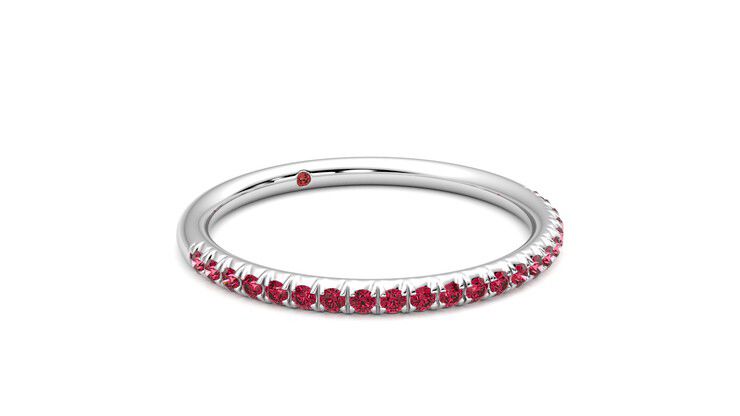 Taylor & Hart Daisy Wedding Ring 360 degree image 5
