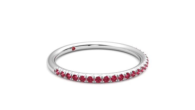 Taylor & Hart Daisy Wedding Ring 360 degree image 6