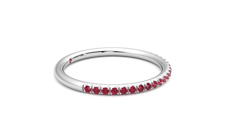 Taylor & Hart Daisy Wedding Ring 360 degree image 8