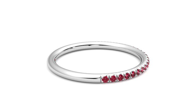 Taylor & Hart Daisy Wedding Ring 360 degree image 10