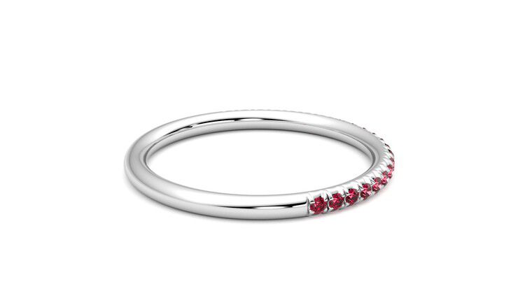 Taylor & Hart Daisy Wedding Ring 360 degree image 11