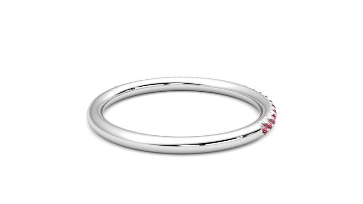 Taylor & Hart Daisy Wedding Ring 360 degree image 13