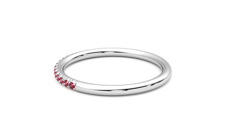 Taylor & Hart Daisy Wedding Ring 360 degree image 18