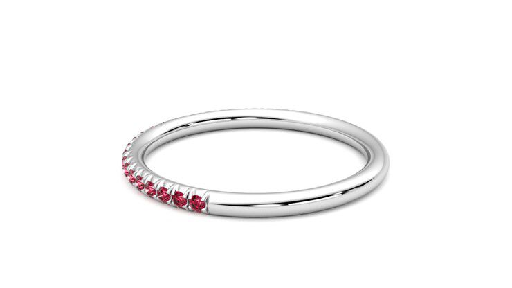 Taylor & Hart Daisy Wedding Ring 360 degree image 19