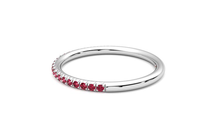 Taylor & Hart Daisy Wedding Ring 360 degree image 20