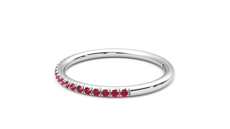 Taylor & Hart Daisy Wedding Ring 360 degree image 21