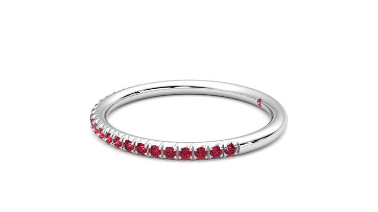 Taylor & Hart Daisy Wedding Ring 360 degree image 22