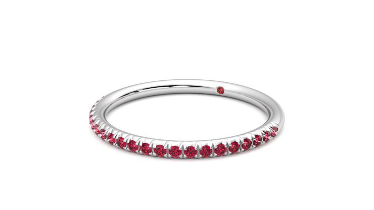 Taylor & Hart Daisy Wedding Ring 360 degree image 25