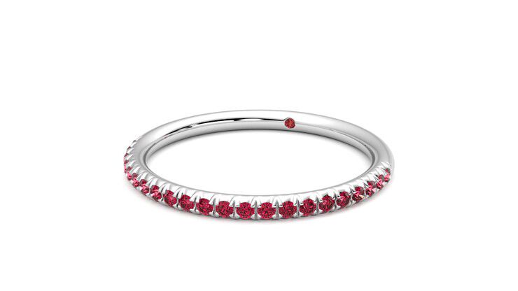 Taylor & Hart Daisy Wedding Ring 360 degree image 26