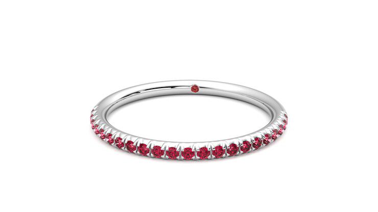 Taylor & Hart Daisy Wedding Ring 360 degree image 28