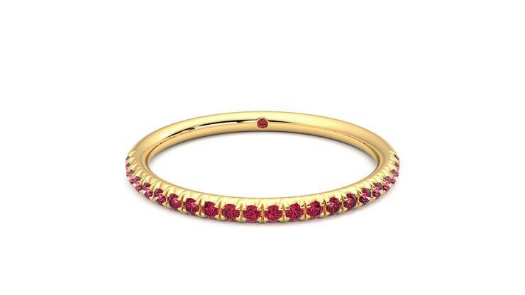 Taylor & Hart Daisy Wedding Ring 360 degree image 0
