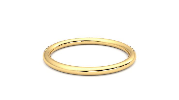 Taylor & Hart Daisy Wedding Ring 360 degree image 15