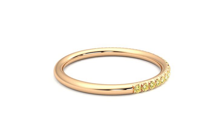 Taylor & Hart Daisy Wedding Ring 360 degree image 11