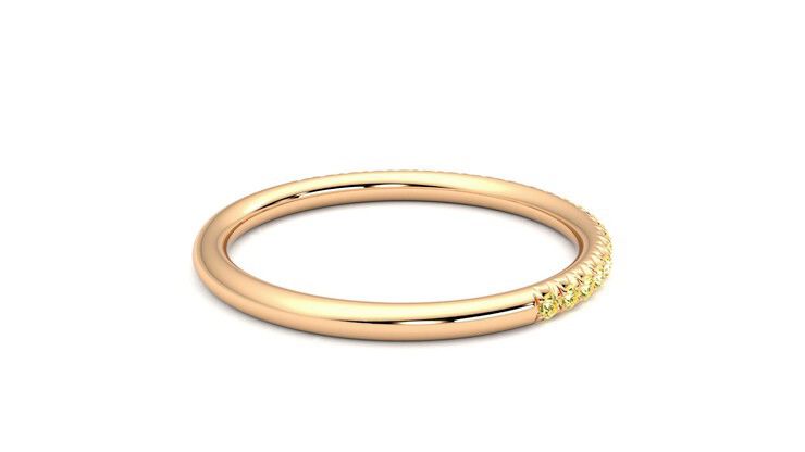Taylor & Hart Daisy Wedding Ring 360 degree image 12