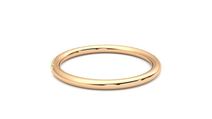 Taylor & Hart Daisy Wedding Ring 360 degree image 16