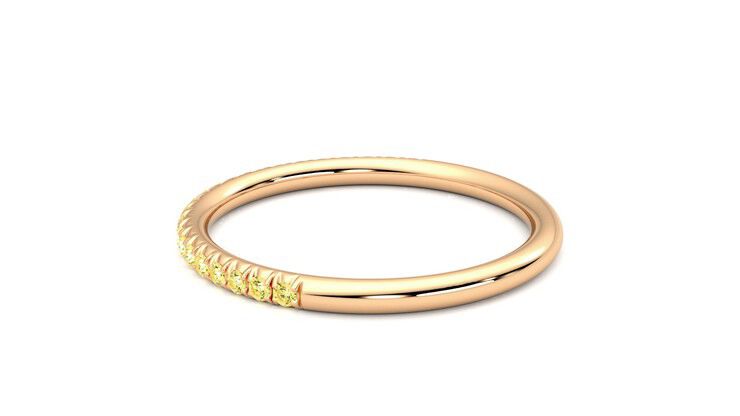 Taylor & Hart Daisy Wedding Ring 360 degree image 19