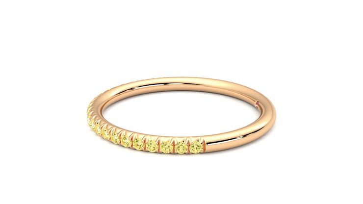 Taylor & Hart Daisy Wedding Ring 360 degree image 21