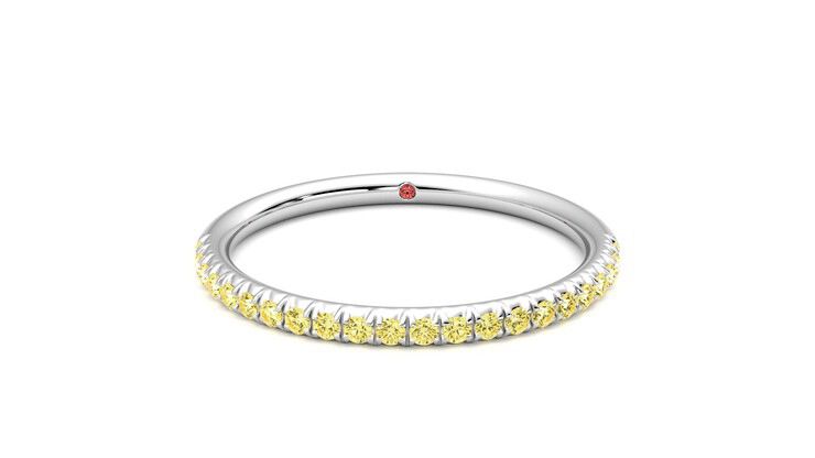 Taylor & Hart Daisy Wedding Ring 360 degree image 0