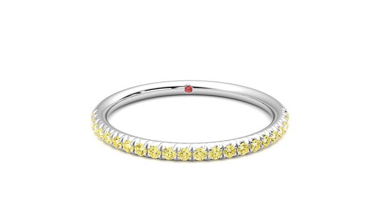 Taylor & Hart Daisy Wedding Ring 360 degree image 1