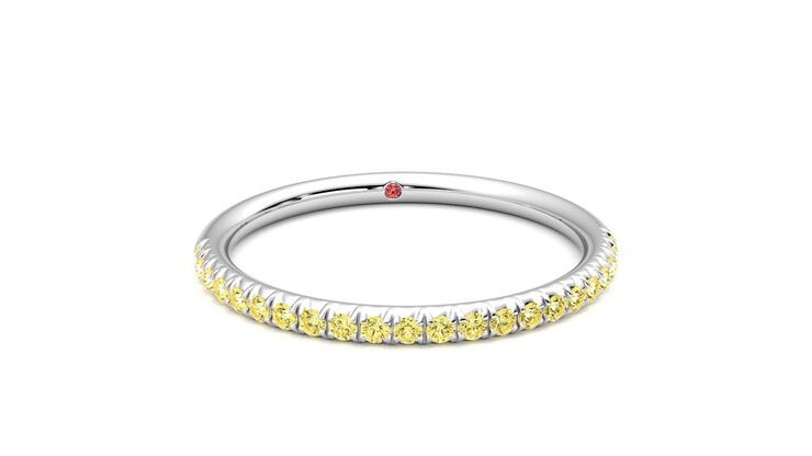 Taylor & Hart Daisy Wedding Ring 360 degree image 2