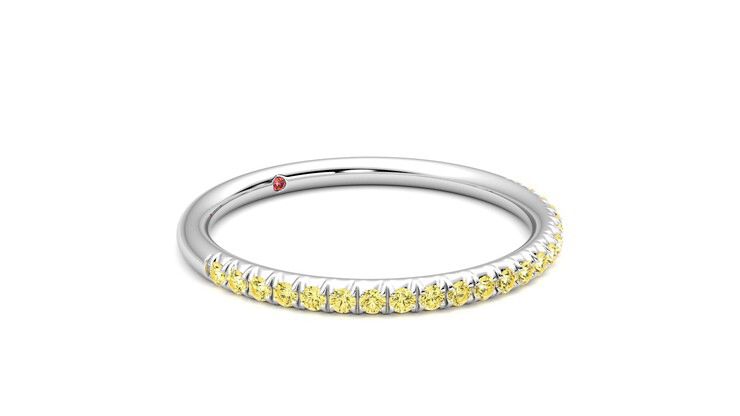 Taylor & Hart Daisy Wedding Ring 360 degree image 6