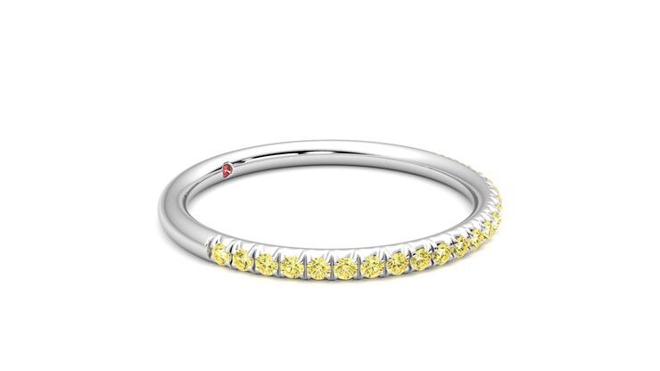 Taylor & Hart Daisy Wedding Ring 360 degree image 7