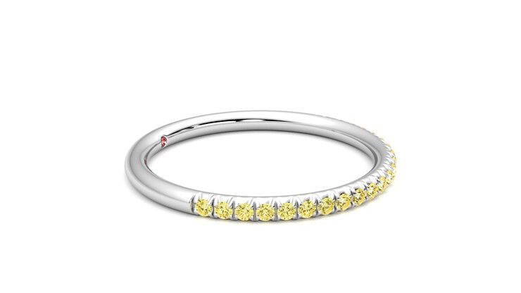 Taylor & Hart Daisy Wedding Ring 360 degree image 8