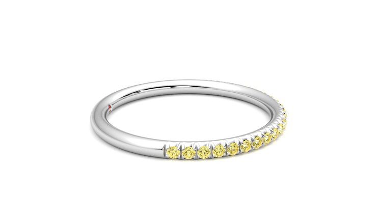 Taylor & Hart Daisy Wedding Ring 360 degree image 9