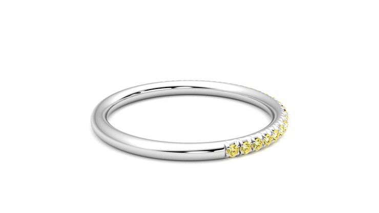 Taylor & Hart Daisy Wedding Ring 360 degree image 11