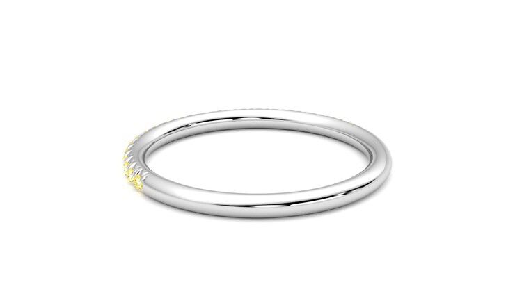 Taylor & Hart Daisy Wedding Ring 360 degree image 17