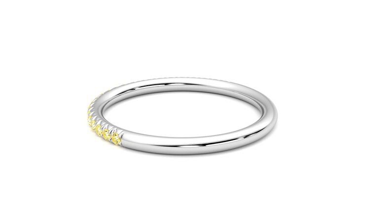 Taylor & Hart Daisy Wedding Ring 360 degree image 18
