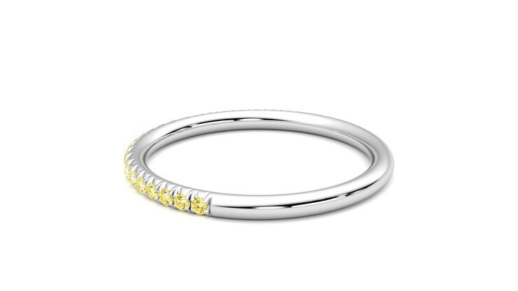 Taylor & Hart Daisy Wedding Ring 360 degree image 19