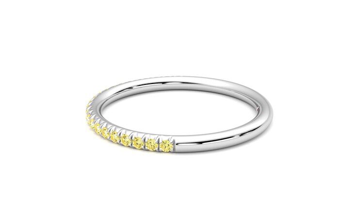 Taylor & Hart Daisy Wedding Ring 360 degree image 20
