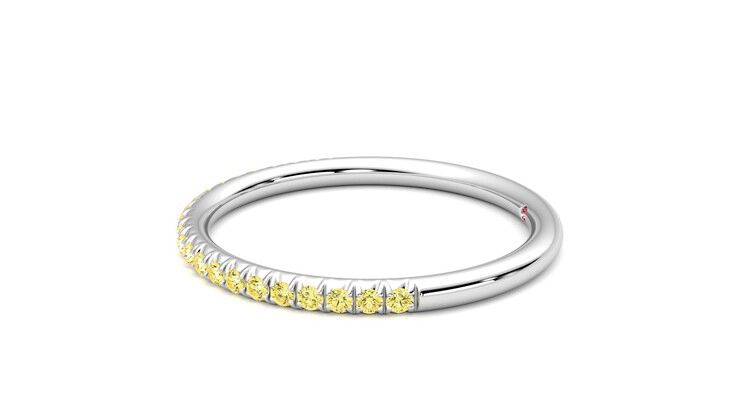 Taylor & Hart Daisy Wedding Ring 360 degree image 21