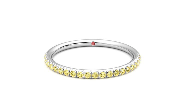 Taylor & Hart Daisy Wedding Ring 360 degree image 29
