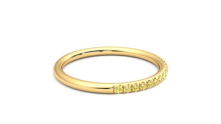 Taylor & Hart Daisy Wedding Ring 360 degree image 10