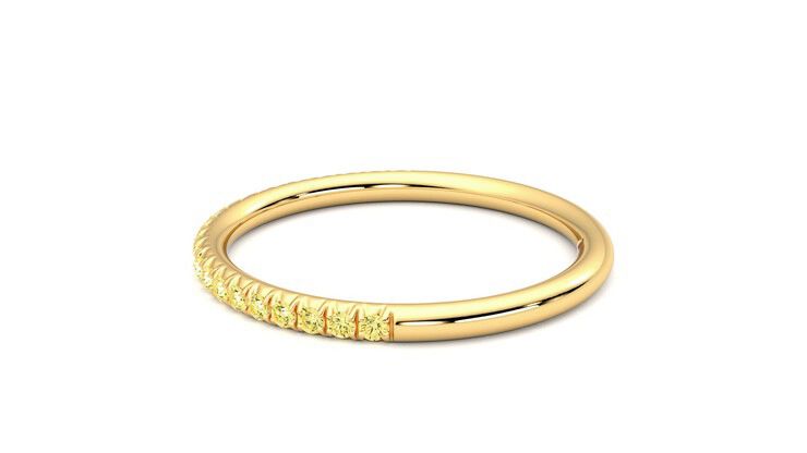 Taylor & Hart Daisy Wedding Ring 360 degree image 20