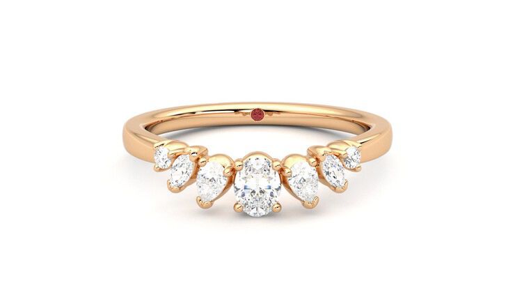 Taylor & Hart Diadem Wedding Ring 360 degree image 0