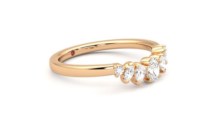 Taylor & Hart Diadem Wedding Ring 360 degree image 7