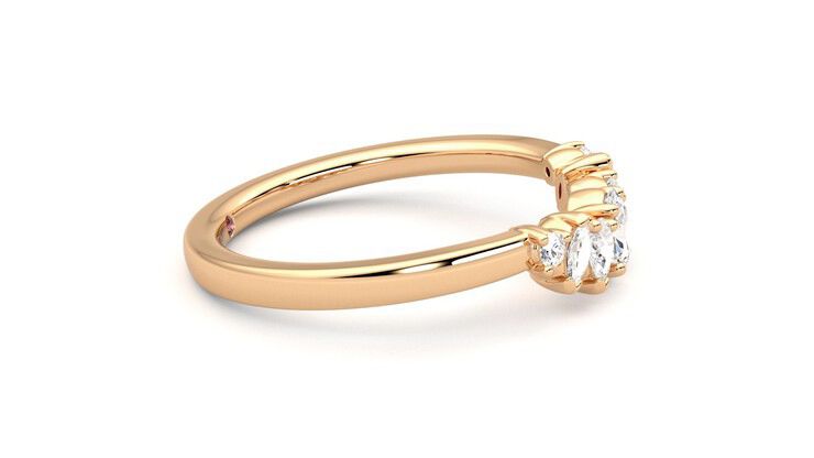 Taylor & Hart Diadem Wedding Ring 360 degree image 9