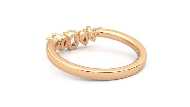 Taylor & Hart Diadem Wedding Ring 360 degree image 17